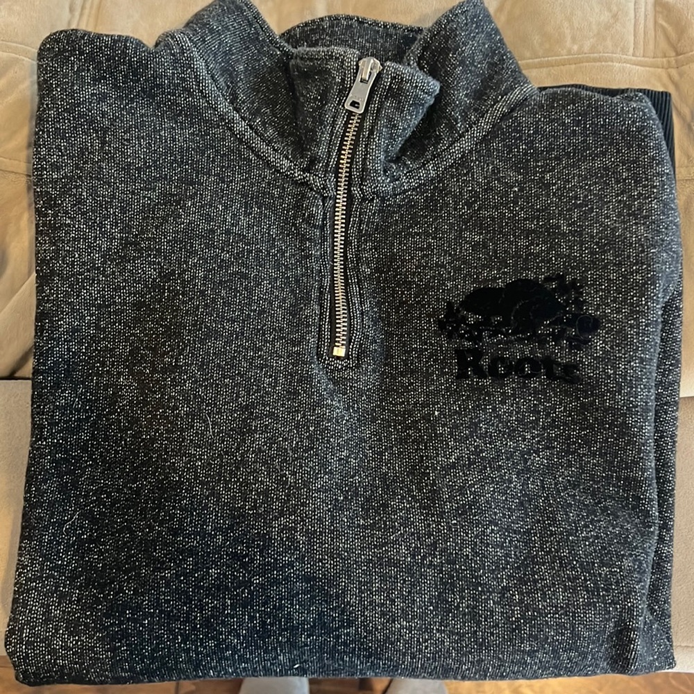 Men’s Roots 1/4 zip sweatshirt